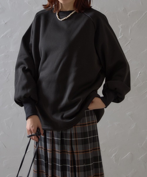 each alchemist トレーナー スウェット 前後2WAYパールケープ付裏起毛