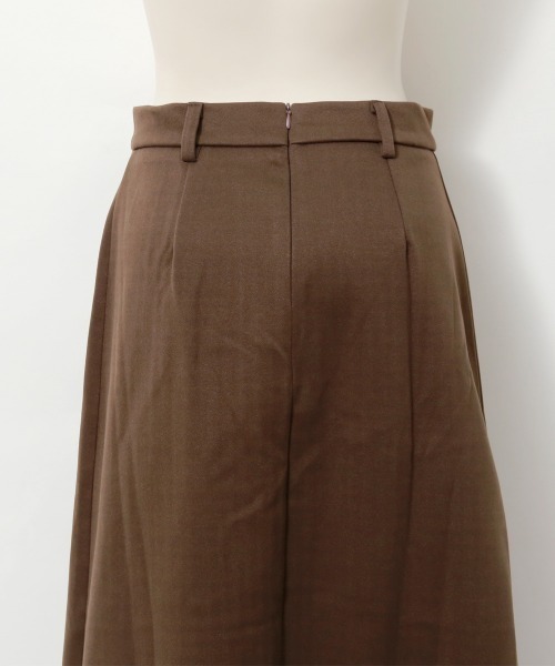 SOEJUプリーツスカート/KHAKI BROWN/85cm 新作入荷】待望の短め丈が追加。小柄さんにおすすめのプリーツスカート