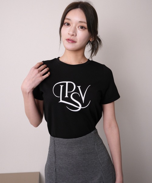 tシャツ カーブロゴＴシャツ レディース