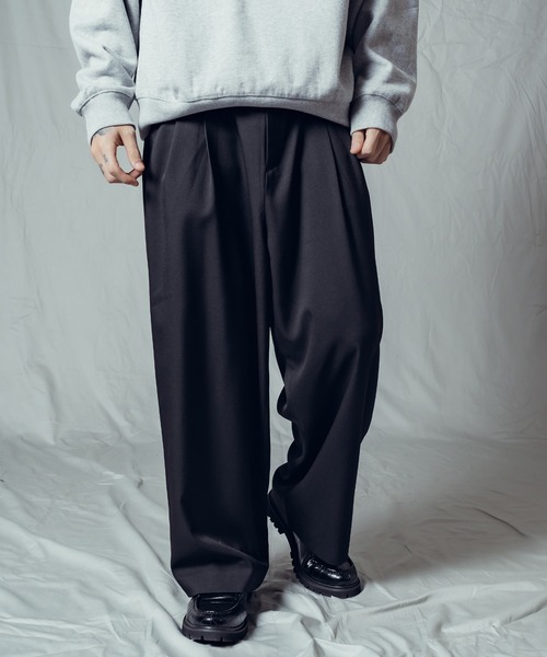 XUP wide pants Sサイズ　ブラック完売品 Cuff Pants [Black] - KidSuper
