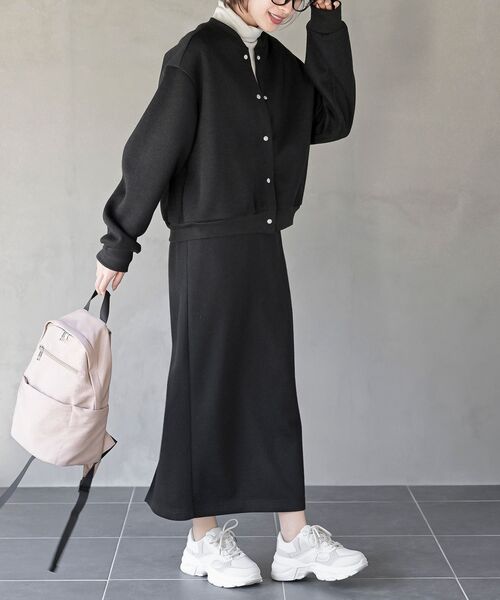 ロサーセン　ブルゾン　スカート　セット　美品 ブルゾン×セミタイトスカートセットアップ[品番：RPSW0003400]｜rps