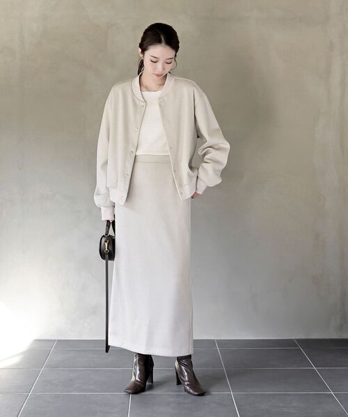 r・p・s（アールピーエス） セットアップ ブルゾン×セミタイトスカート