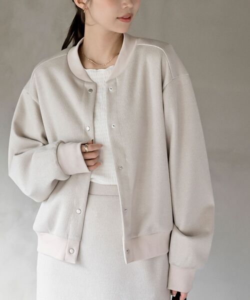 r・p・s（アールピーエス） セットアップ ブルゾン×セミタイトスカート