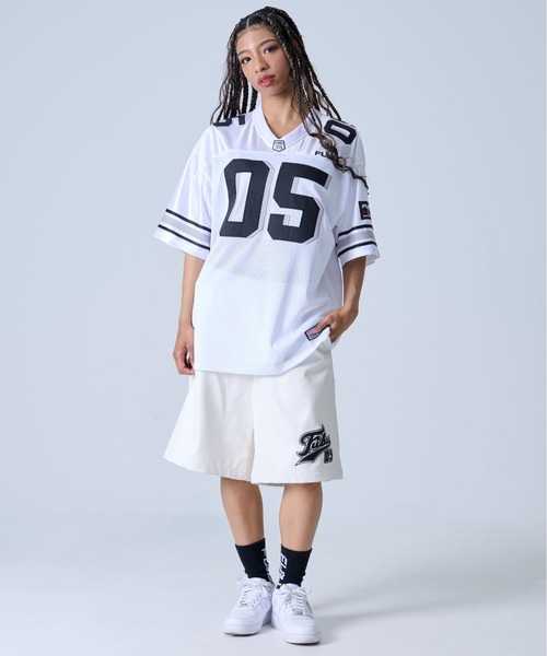 く*か様 【FUBU】ゲームシャツ　ニットスウェット 楽天市場】【送料無料☆ラスト1点】FUBU OG GAME SHIRT【WHITE