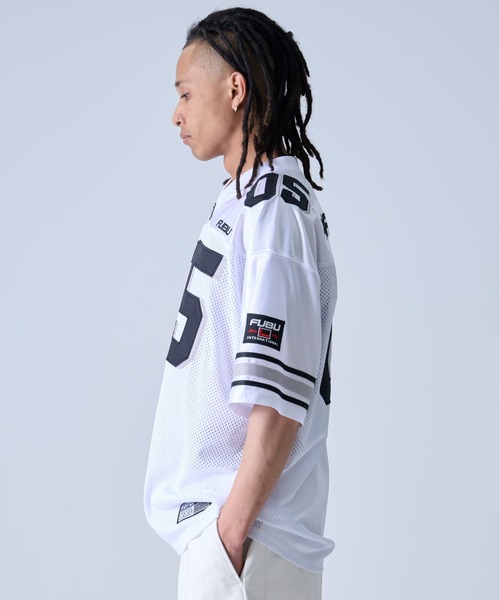 FUBU アメリカンフットボール シャツ 05 FUBU フブ ブランド ロゴ チーム ワッペン 刺繍 アメカジ V
