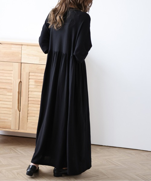 「La-gemme」 ニットワンピース C ベージュ レディース_画像3