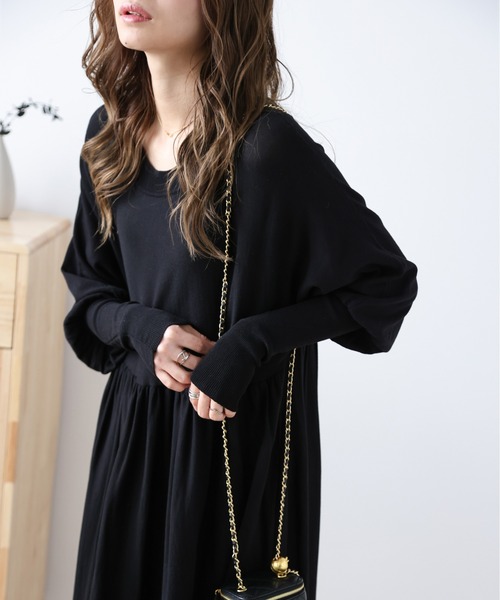 「La-gemme」 ニットワンピース C ベージュ レディース_画像6