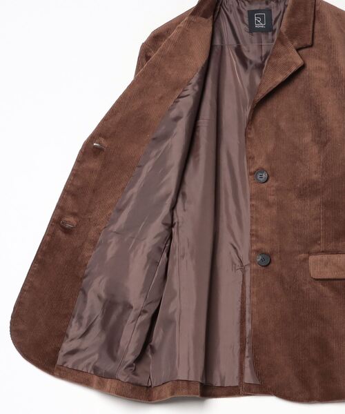 「RONEL」 テーラードジャケット M オフホワイト レディース_画像3