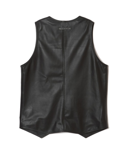 70-80s】LOEWE レザーベスト ブラウン スペイン製 ラムスキン 70-80s