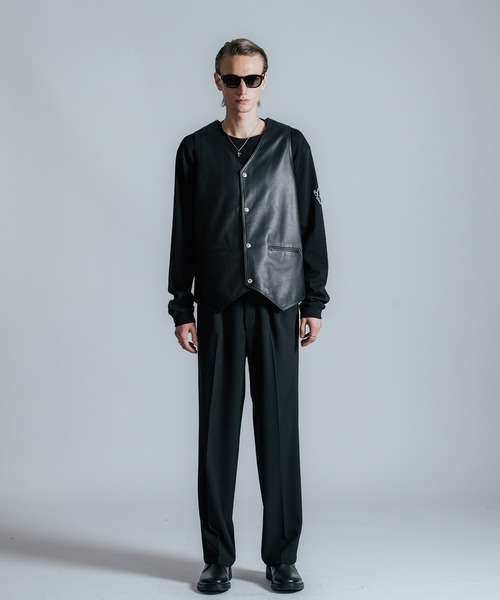 CRIMIE（クライミー） ベスト ジレ SPANISH LAMB LEATHER VEST メンズ