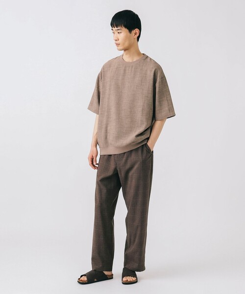 【新品☆定価26,400円☆ BEAMS PLUS 】チェックイージーパンツ BEAMS HEART ／ ビームスハート ストレッチ イージーパンツ