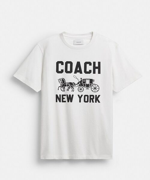 COACH tシャツ ホース アンド キャリッジ Tシャツ メンズ