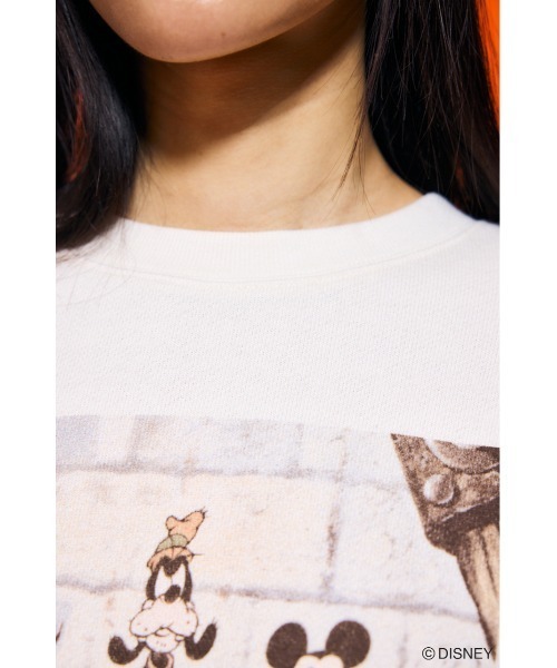 トレーナー スウェット MD MOVIE CELLULOID プルオーバー レディース Disney SERIES CREATED by MOUSSY トレーナー スウェット MD