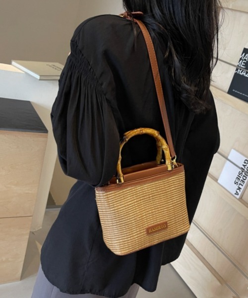 美品 2way ショルダーバッグ バンブー 斜めがけ ハンドバッグ GUCCI（グッチ） バッグ レディース メンズ ブランド バンブー
