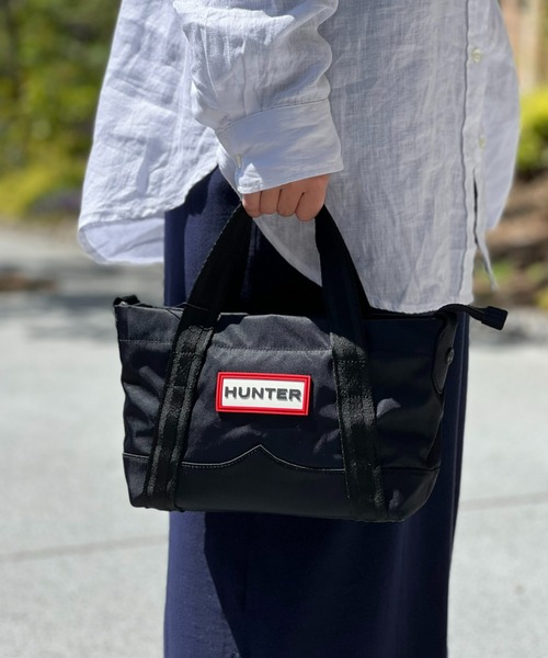 HUNTER★Nylon Mini Topclip Tote★実用的 使いやすい★早期完売 HUNTER トートバッグ NYLON TOPCLIP TOTE MINI ナイロンミニ