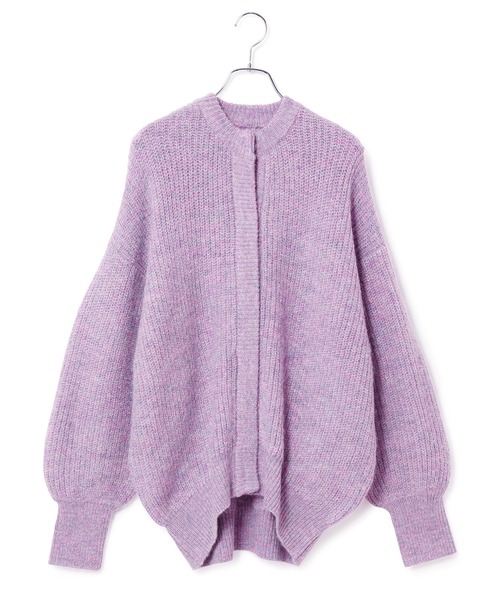 ADAM ET ROPE'（アダムエロペ） ニットカーディガン FREE サックス