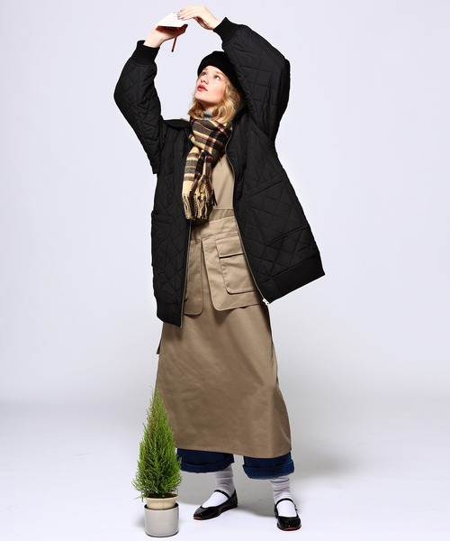 「BONLECILL」 コート FREE カーキ レディース_画像9