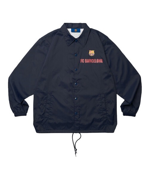 FC BARCELONA バルセロナ ジャケット  L ブラック 正規品 YEN TOWN MARKET ナイロンジャケット 「FC BARCELONA」FCバルセロナ