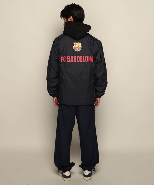 FC BARCELONA バルセロナ ジャケット  L ブラック 正規品 FCバルセロナ フード付きブラックソフトシェルジャケット – Barça