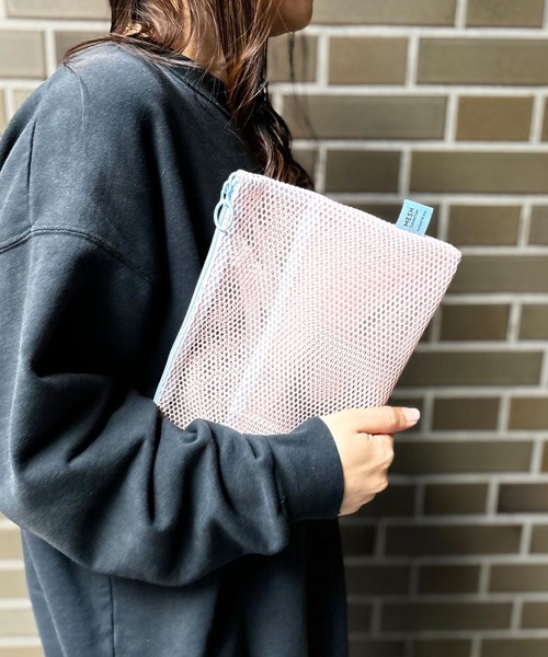MARK'S ポーチ メッシュコレクション フラットポーチ A5