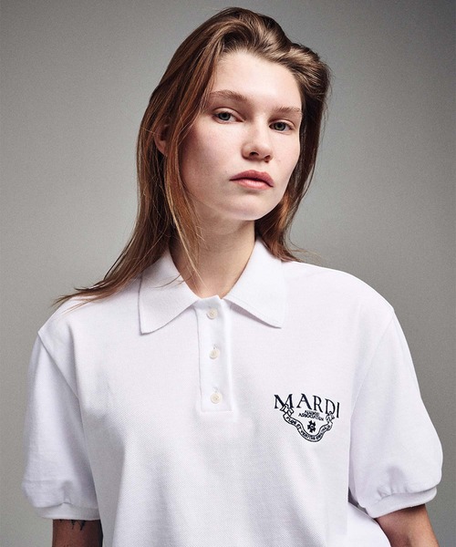Mardi Mercredi（マルディメクルディ） ポロシャツ ポロ OVERSIZED