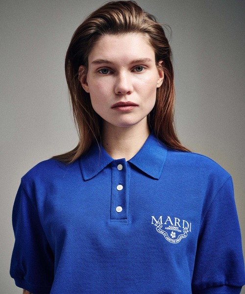Mardi Mercrediポロシャツ 長袖 Mardi Mercredi 長袖ポロシャツ
