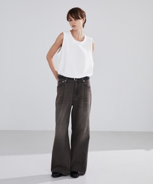 デニム・ジーパン Nus Wide One Tuck Denim Pants MUSINSA | DYSFUNCT Nus Wide One Tuck Denim Pants