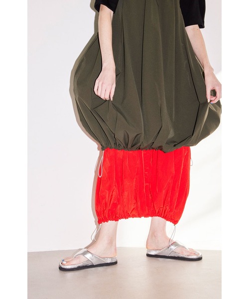 OMMO（オーエムエムオー） ワンピース IRREGULAR PATTERN LAYERED OP