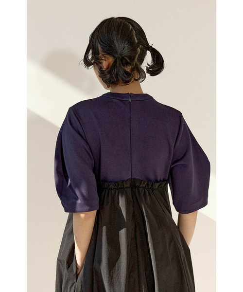 OMMO（オーエムエムオー） ワンピース IRREGULAR PATTERN LAYERED OP