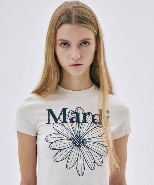 tシャツ CROPPED TSHIRT FLOWERMARDI レディース