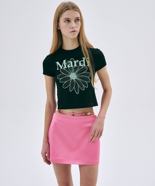 tシャツ CROPPED TSHIRT FLOWERMARDI レディース メンズ CROPPED TSHIRT FLOWERMARDI（Tシャツ/カットソー）｜Mardi