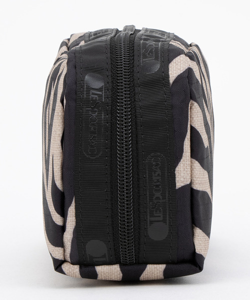 ■LeSportsac■EXTRA LARGE RECTANGULAR COSMETICラフィアゼブラ EXTRA LARGE RECTANGULAR COSMETICラフィアゼブラ（ポーチ