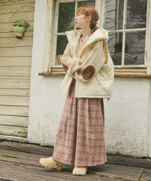 「Crisp」 長袖ニット FREE アイボリー レディース_画像2