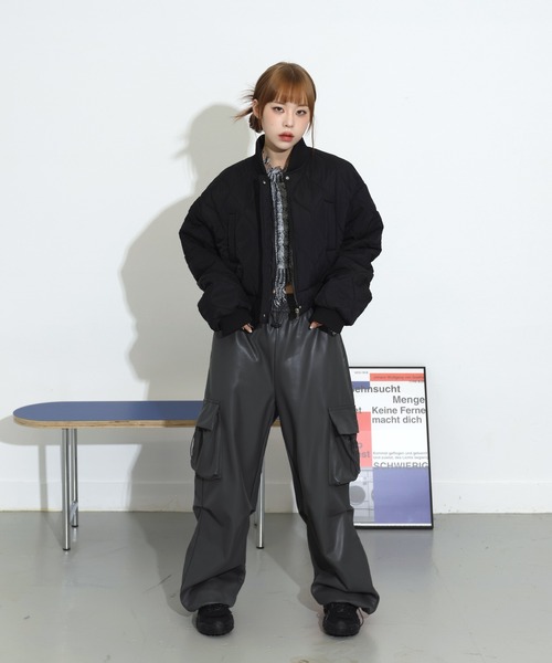 「FOLLOWIN」 ブルゾン FREE アイボリー レディース_画像2