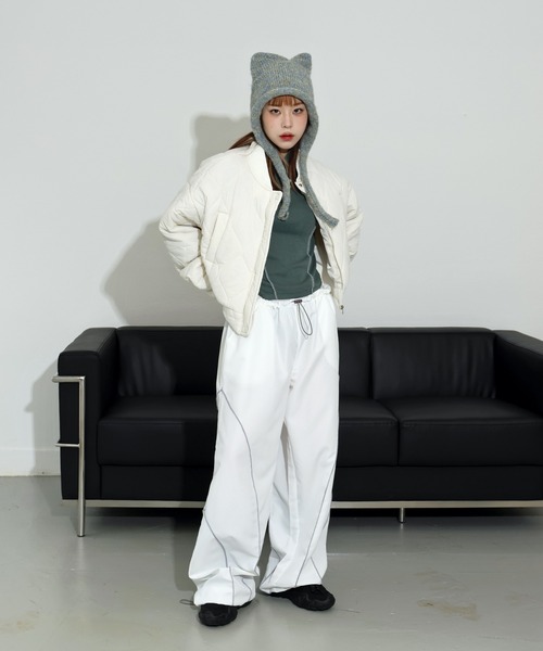 「FOLLOWIN」 ブルゾン FREE アイボリー レディース_画像8