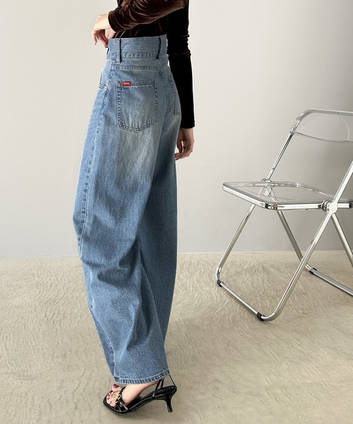 [classicalelf] обработка Denim брюки X-LARGE голубой женский 