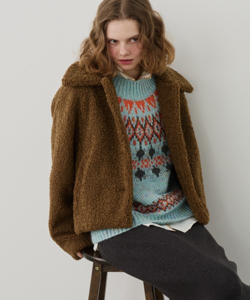 Unitage（ユニテージ） ブルゾン アウター テディベアボアショート