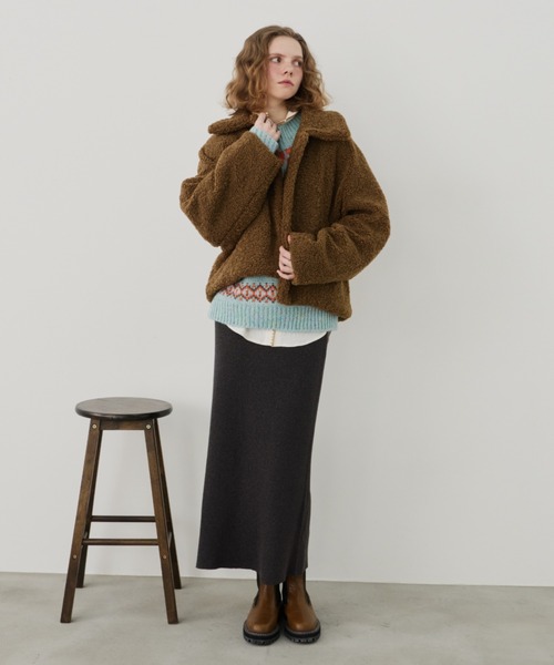 Unitage（ユニテージ） ブルゾン アウター テディベアボアショート