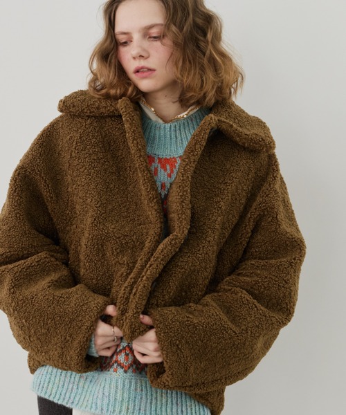 Unitage（ユニテージ） ブルゾン アウター テディベアボアショート