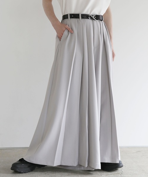 PT01◇スラックスパンツ/48/ウール/BRW/無地/CPGF21ZCBDA1