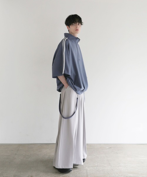 HUGO BOSS◇スラックスパンツ/ワンタックチノパンツ/ストレッチ/48