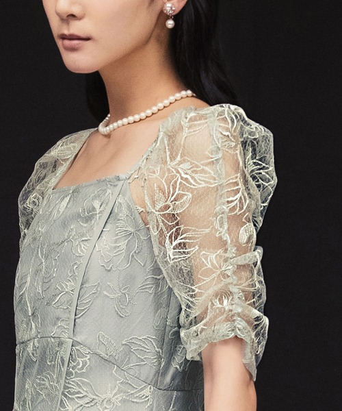 GIRL DRESS FOR NOW パーティードレス ドレス フラワーウェーブ