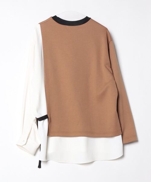 「CULLNI」 長袖Tシャツ 2 キャメル メンズ