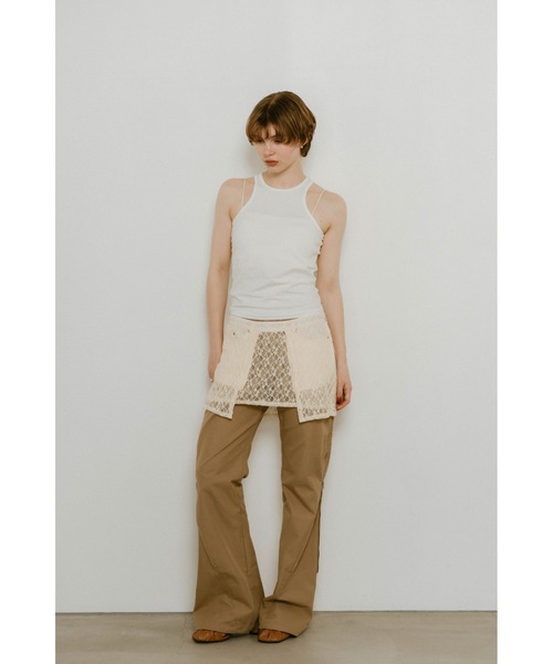 Knuth Marf（クヌースマーフ） パンツ 2piece zip flare pants