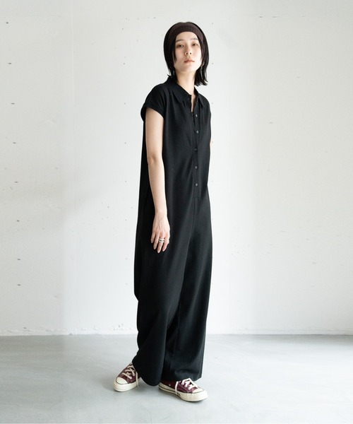 hwyl オールインワン フレンチスリーブ ジャンプスーツ