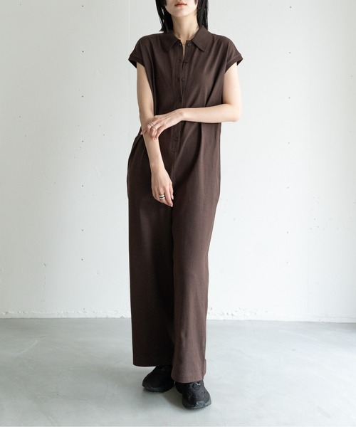 hwyl オールインワン フレンチスリーブ ジャンプスーツ