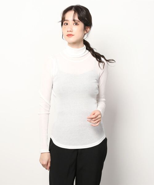 「BEAUTY&YOUTH UNITED ARROWS」 長袖カットソー - ホワイト レディース