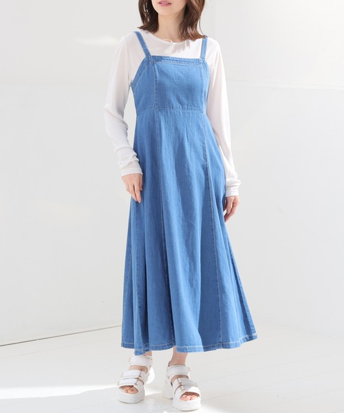 Honeys（ハニーズ） 「c.o.l.z.a」サロペットスカート LL ライト