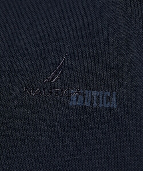 「NAUTICA」 半袖ポロシャツ MEDIUM ブラック メンズ