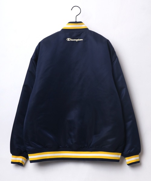 Champion（チャンピオン） スタジャン L ダークグリーン メンズ